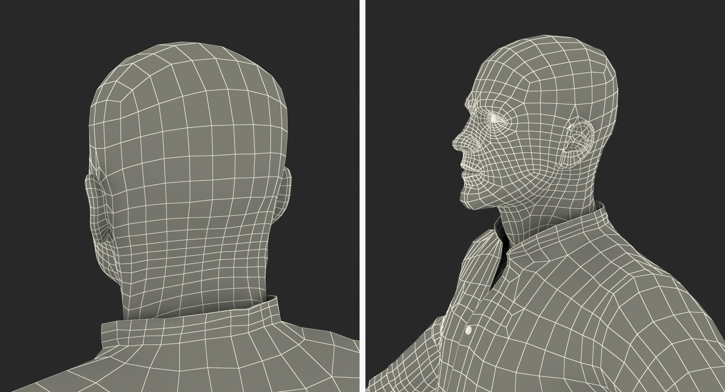 3D model Male Figure Skater Rigged