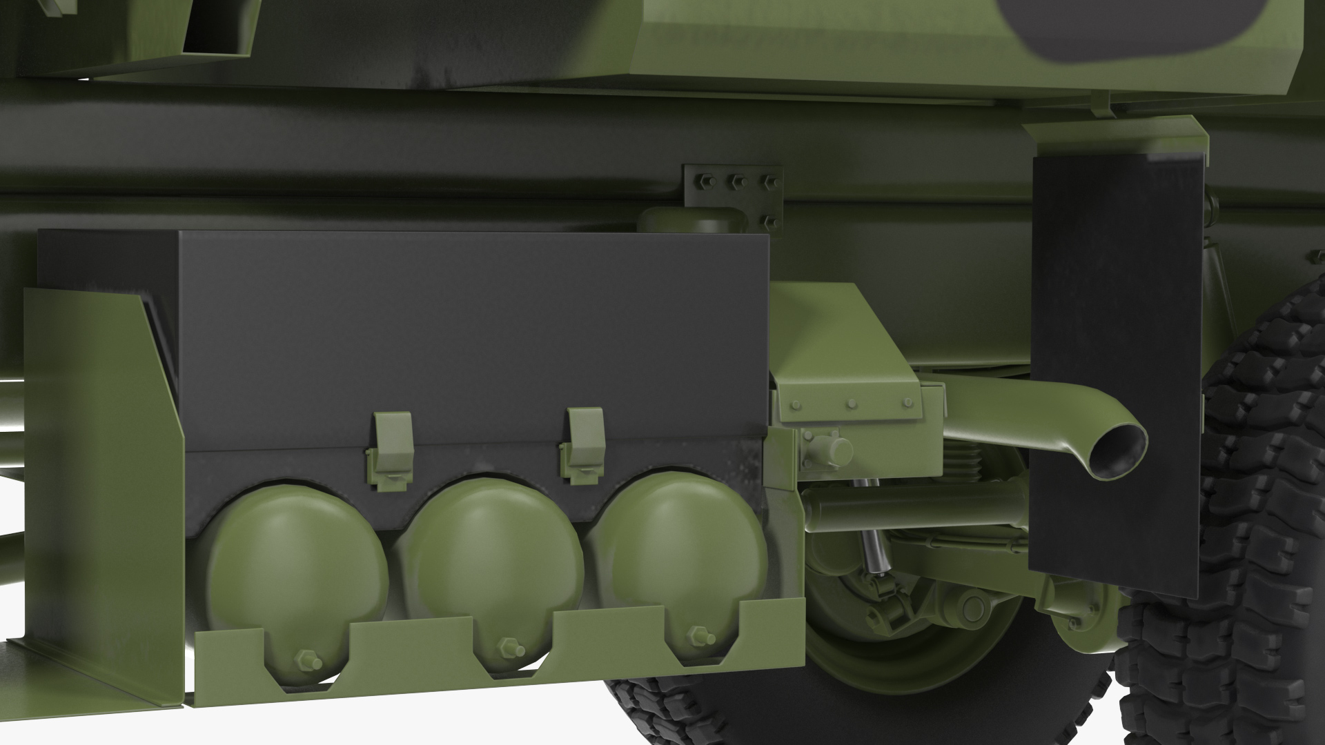 Oshkosh FMTV Camouflage Cargo Truck 6x6 3D model