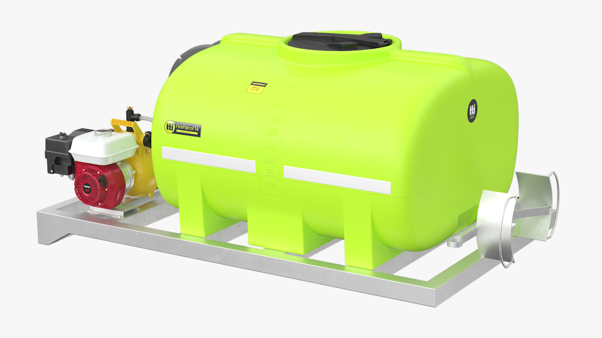 Truck Suzuki Carry with Fire Tank and Pump 3D