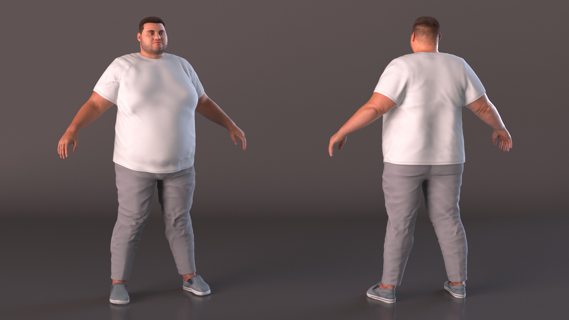 3D Fat Man Fur