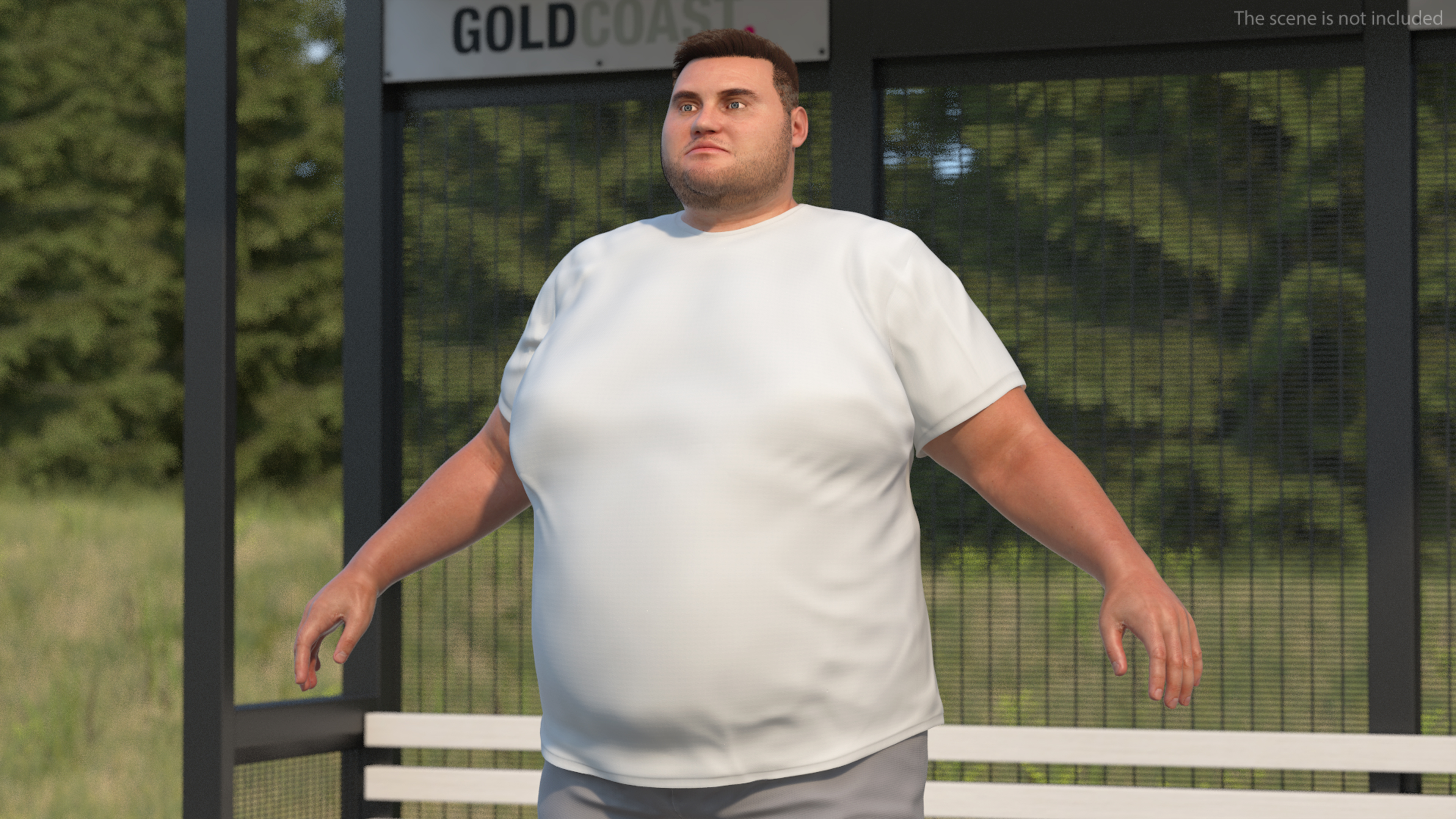 3D Fat Man Fur