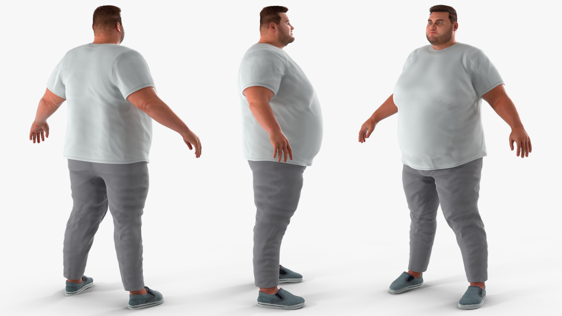 3D Fat Man Fur