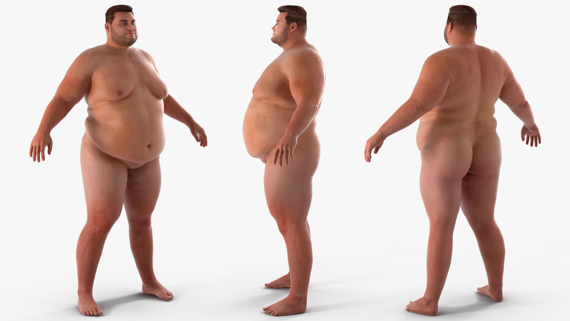 3D Fat Man Fur