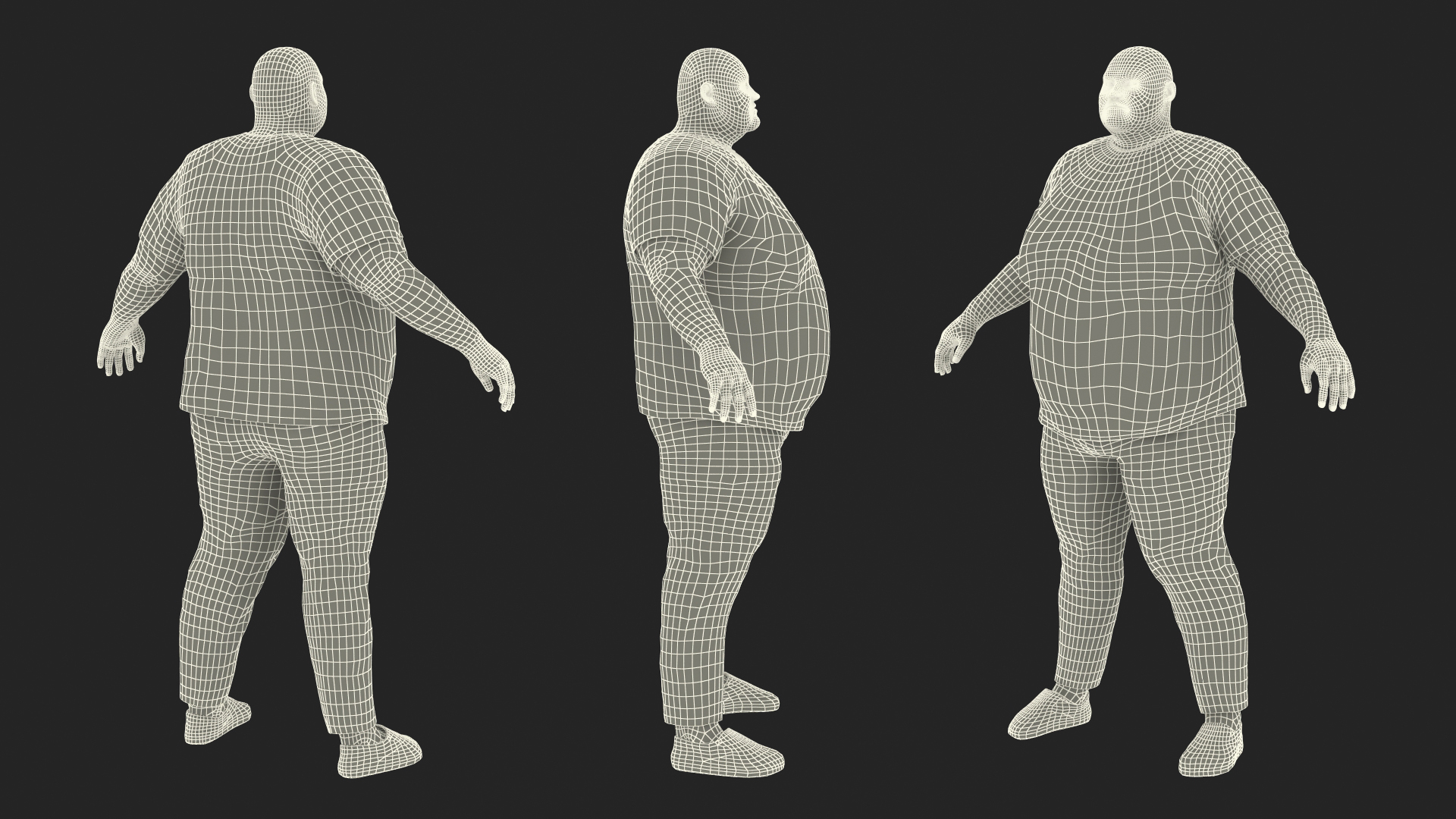3D Fat Man Fur