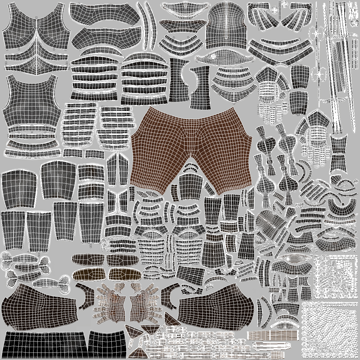 3D Medieval Knight Plate Armor Standing on Podium