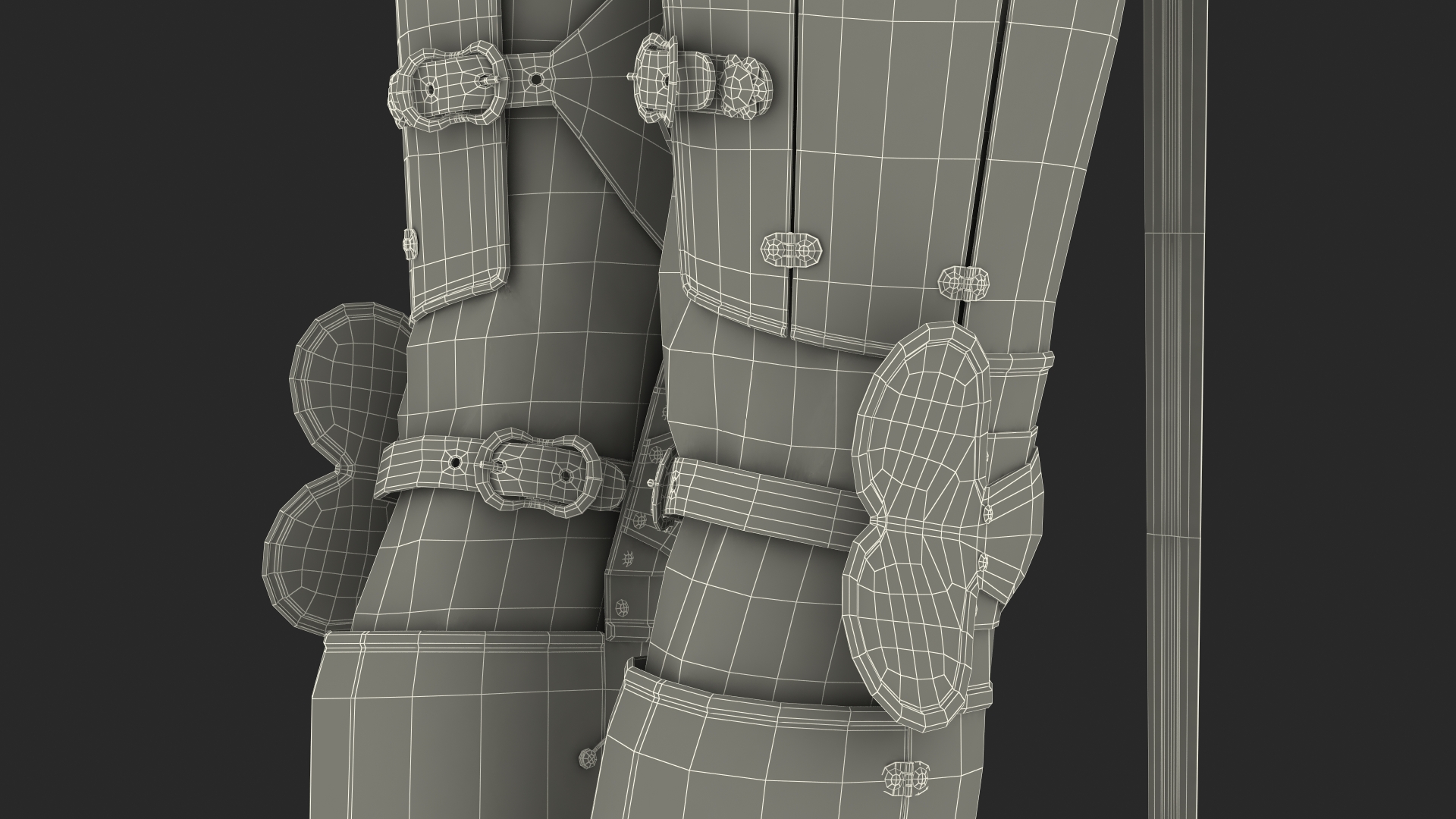 3D Medieval Knight Plate Armor Standing on Podium