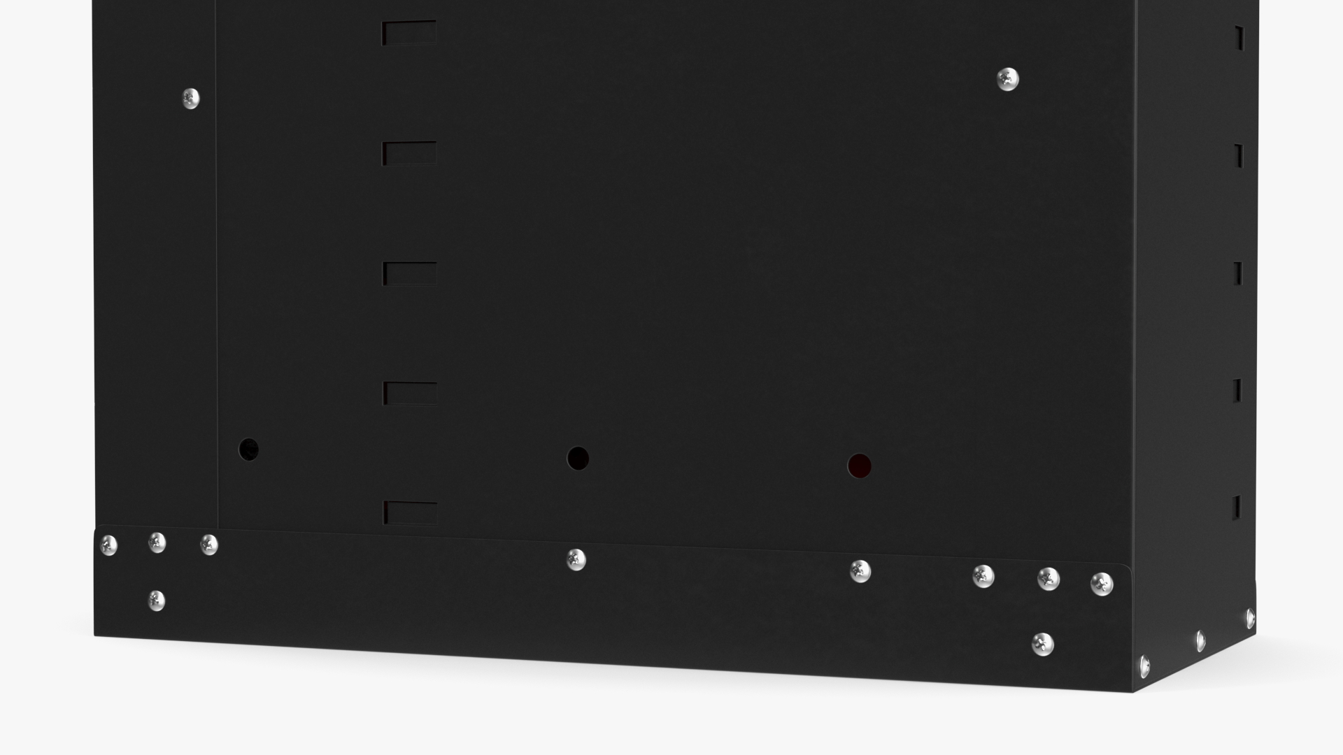 Wall Mounted Tool Storage Cabinet Red 3D