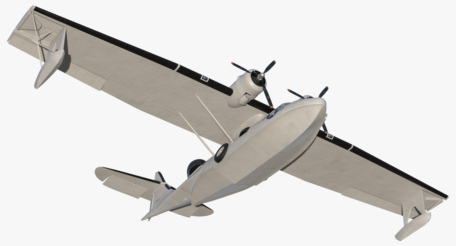 Flying Boat Consolidated PBY Catalina WWII 3D