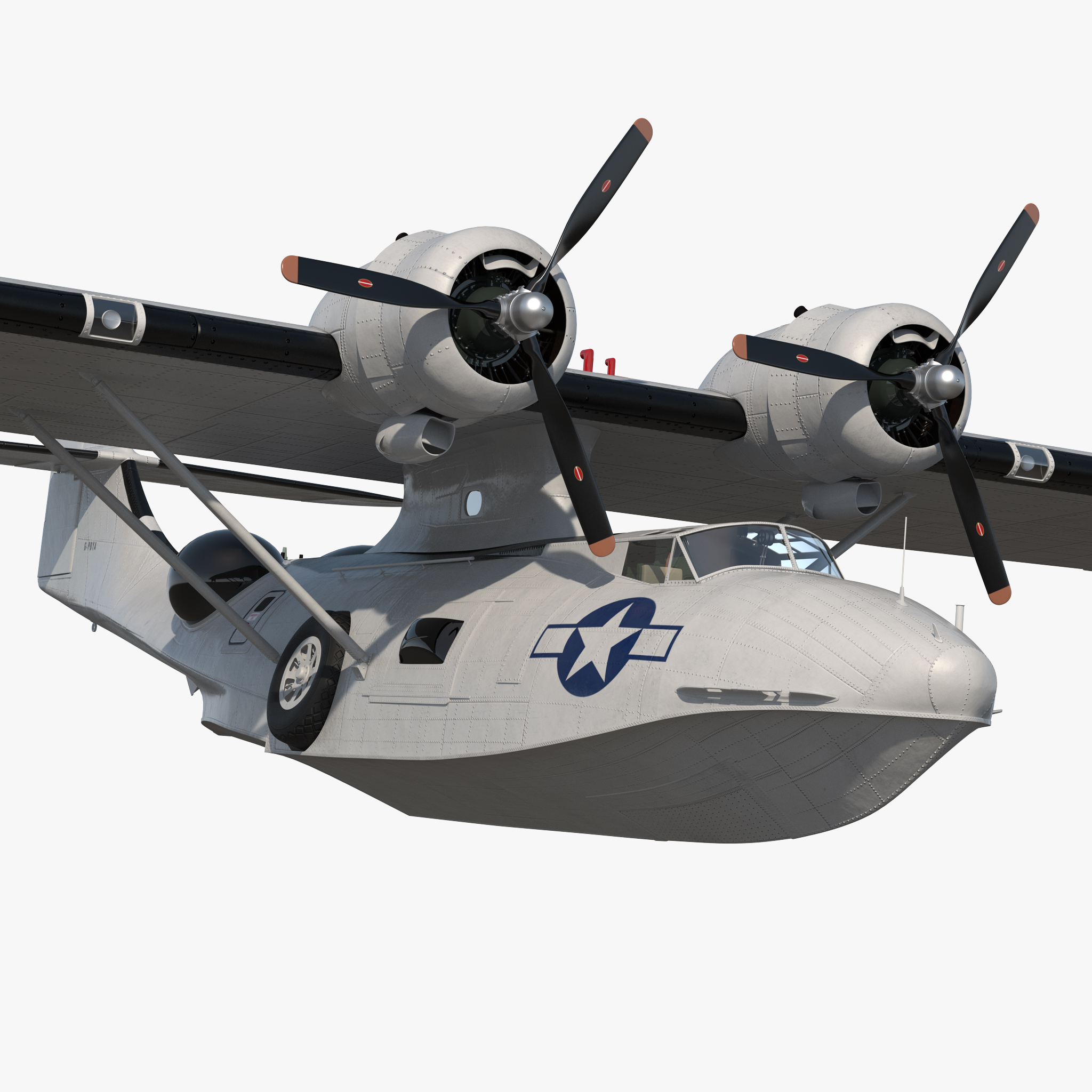 Flying Boat Consolidated PBY Catalina WWII, view 3