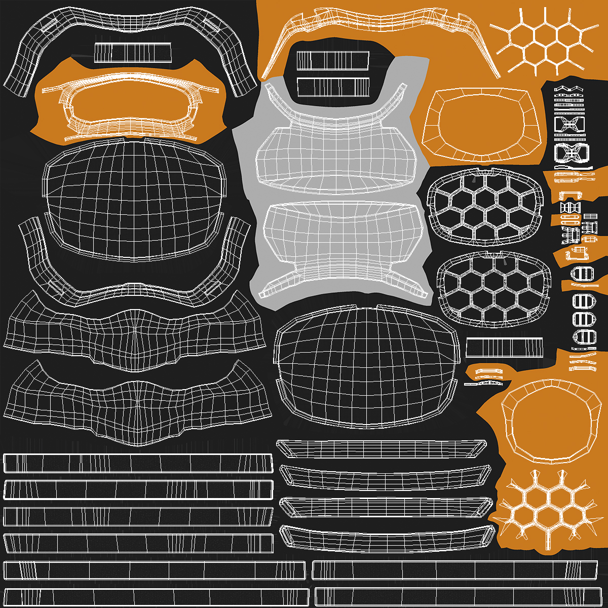 3D ForgedAir Respirator System Black model