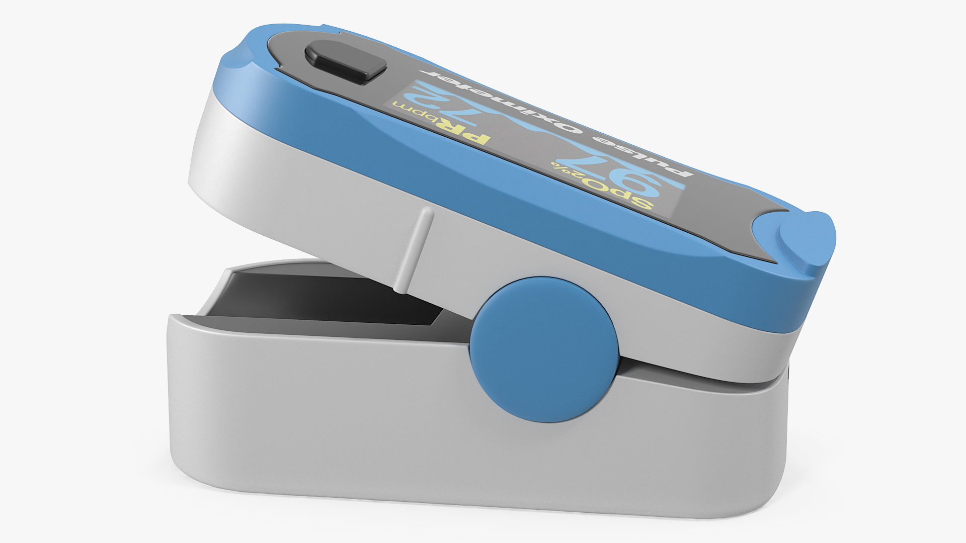 Finger Pulse Oximeter with Display 3D model
