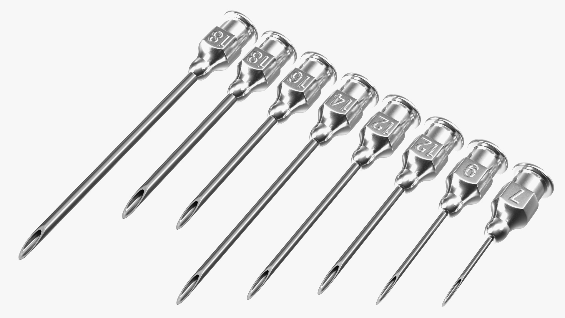 3D Veterinary Needles model
