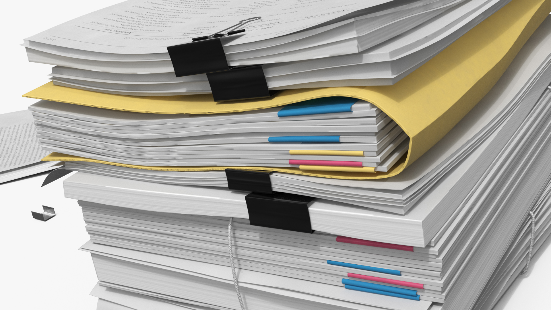Office Stapler with Document Stack Black, view 5