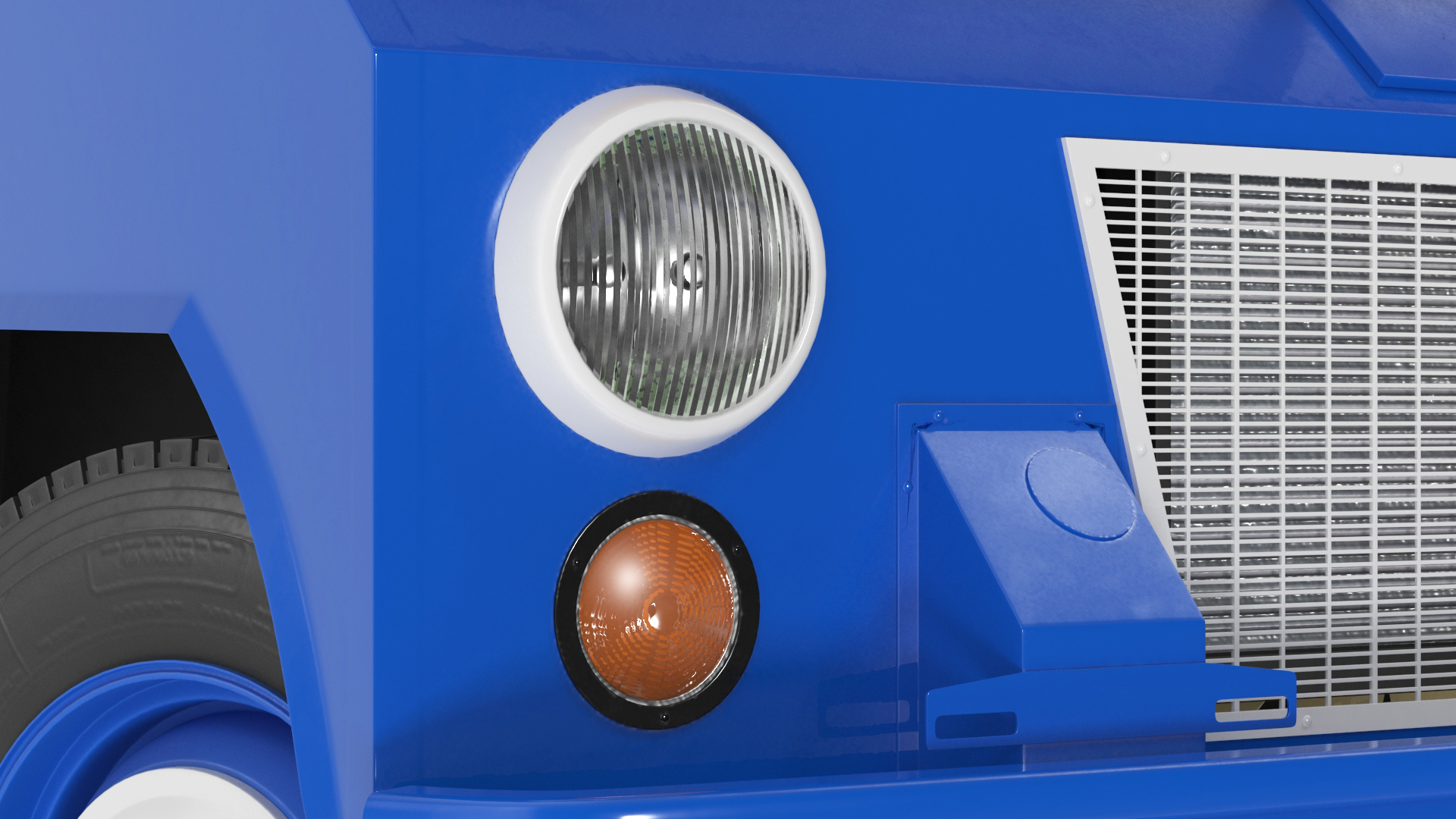 3D model 1963 Studebaker ZIP Van Rigged