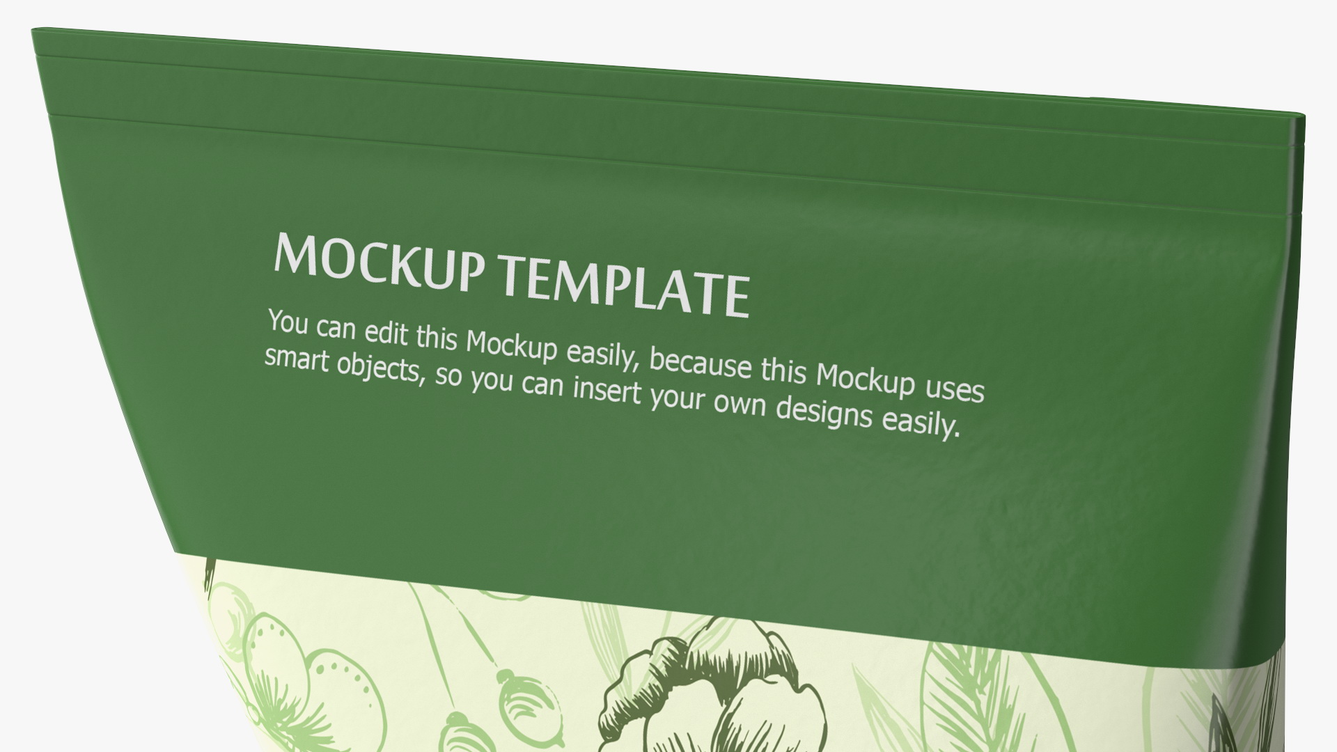 Triangle Aseptic Package Mockup Green 3D