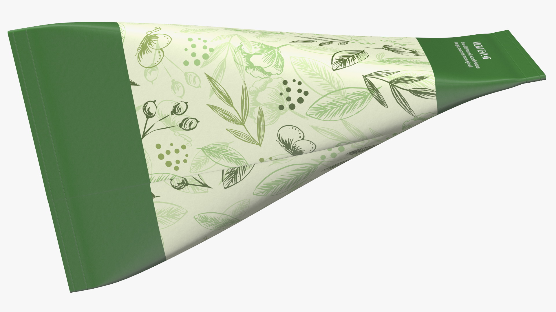 Triangle Aseptic Package Mockup Green 3D