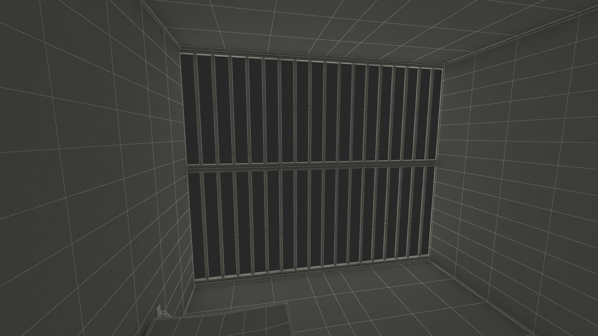 3D Single Prison Cell model