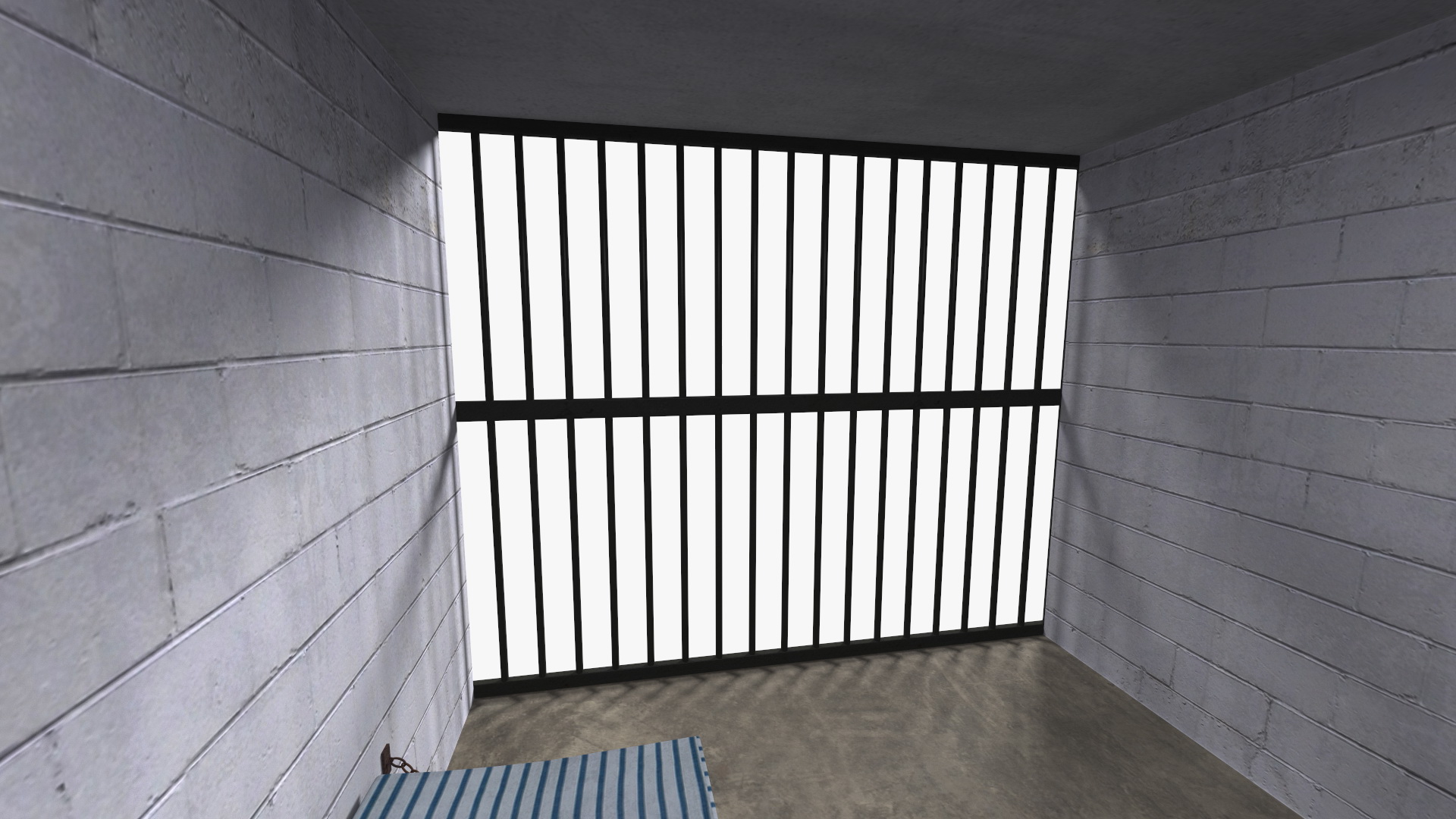 3D Single Prison Cell model