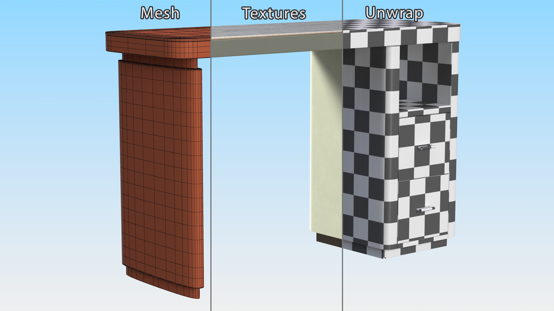 Manicure Table 3D model