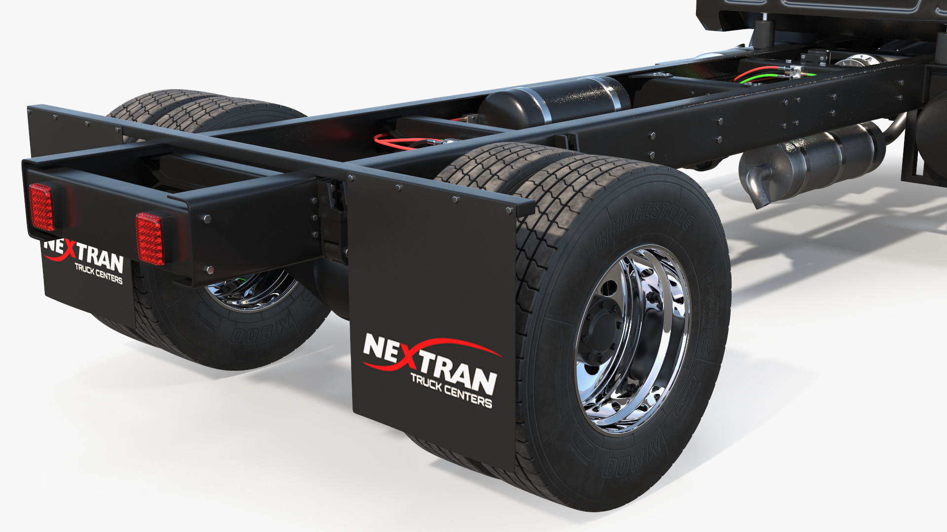 Mack MD6 Medium-Duty Truck Rigged for Maya 3D