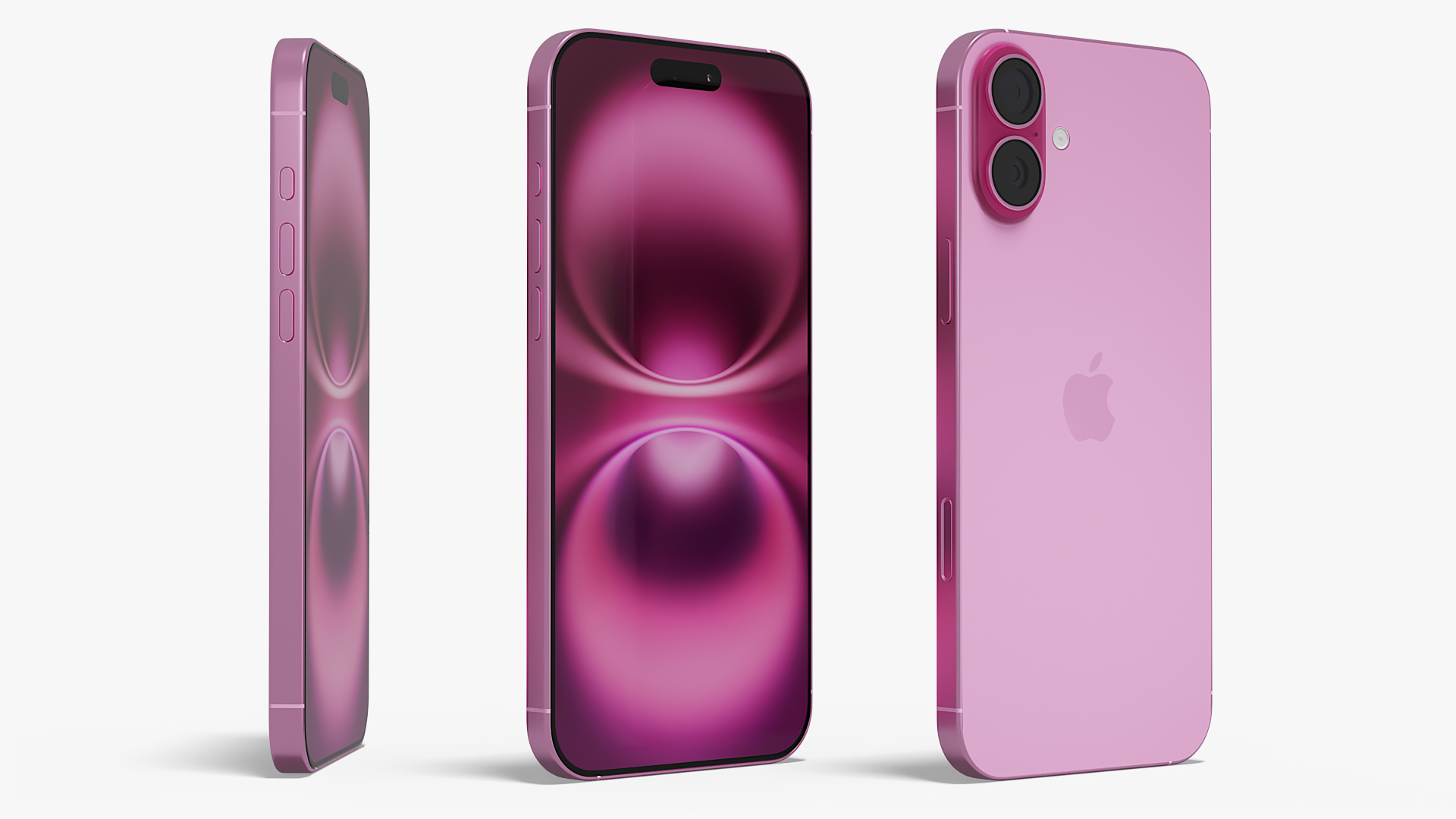 IPhone 16 Plus Pink 3D model