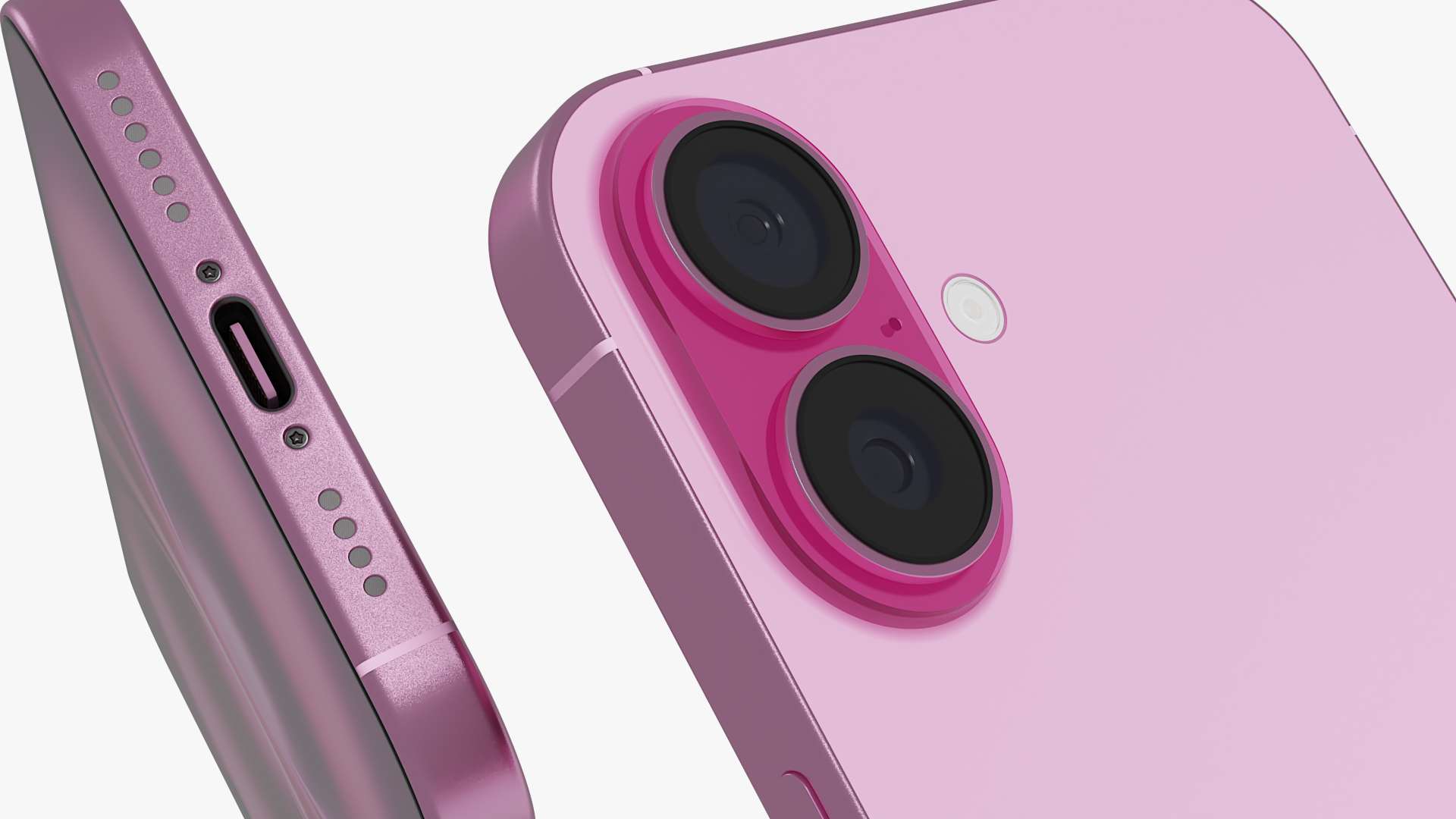 IPhone 16 Plus Pink 3D model