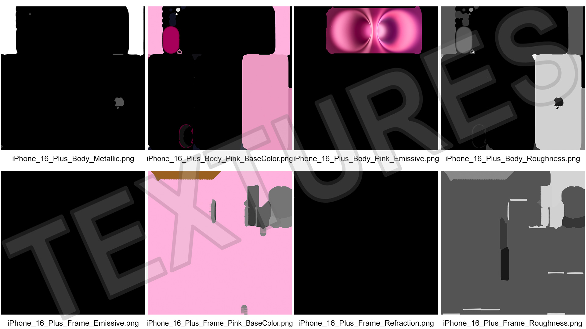 IPhone 16 Plus Pink 3D model