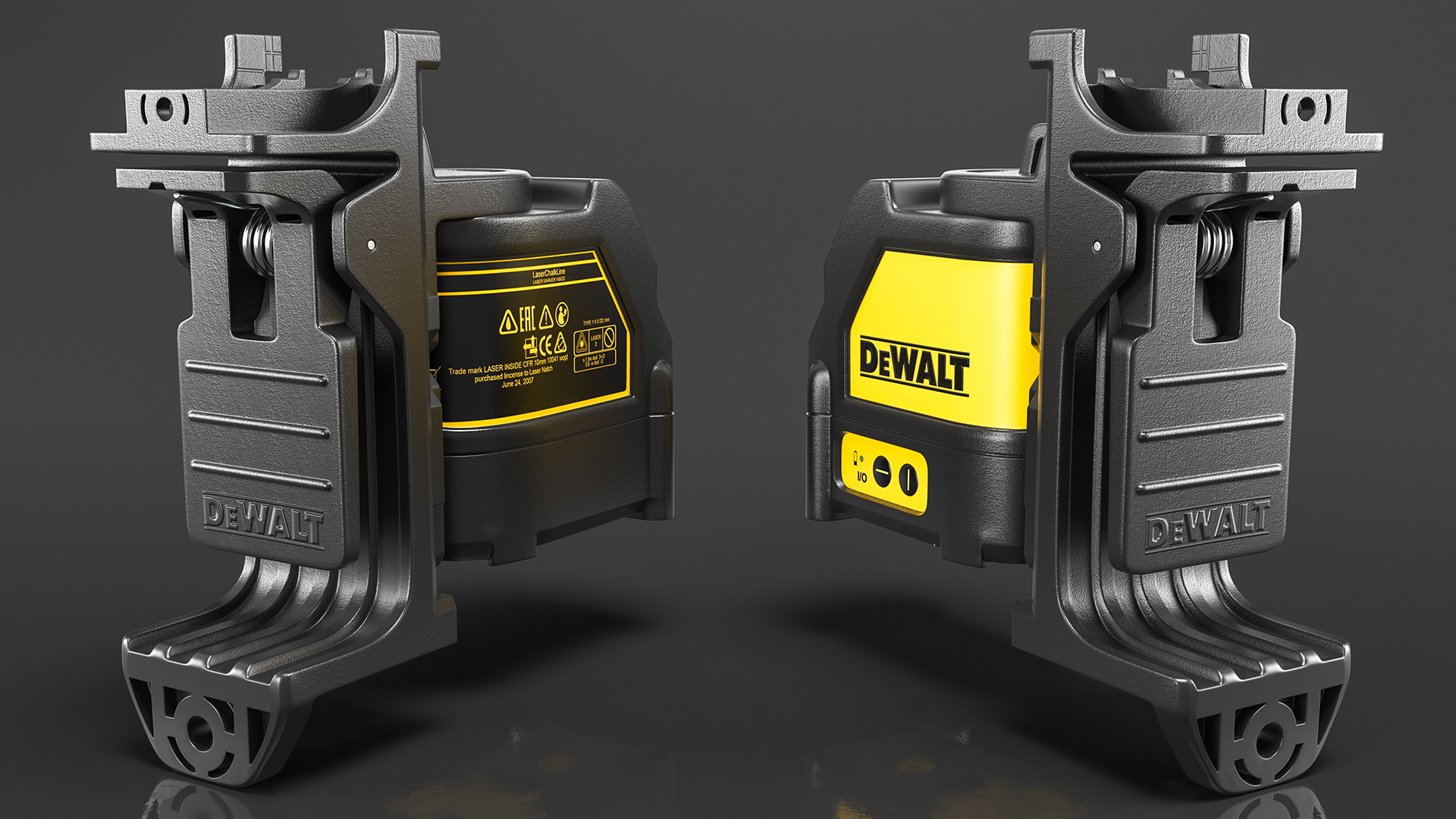 3D Dewalt DW088K Cross Line Laser Level