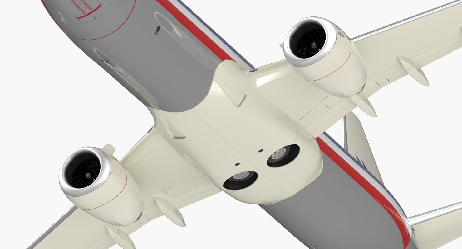 Boeing 737 800 American Airlines Rigged 3D model