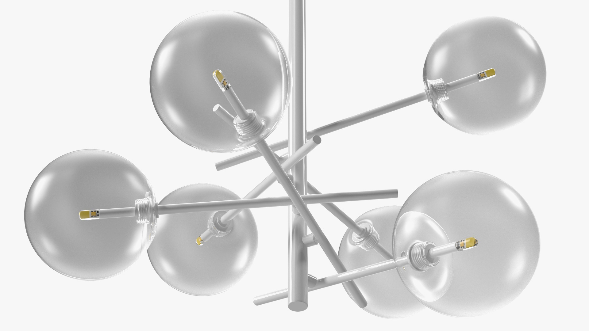 Kitchen Pendant Light White 3D