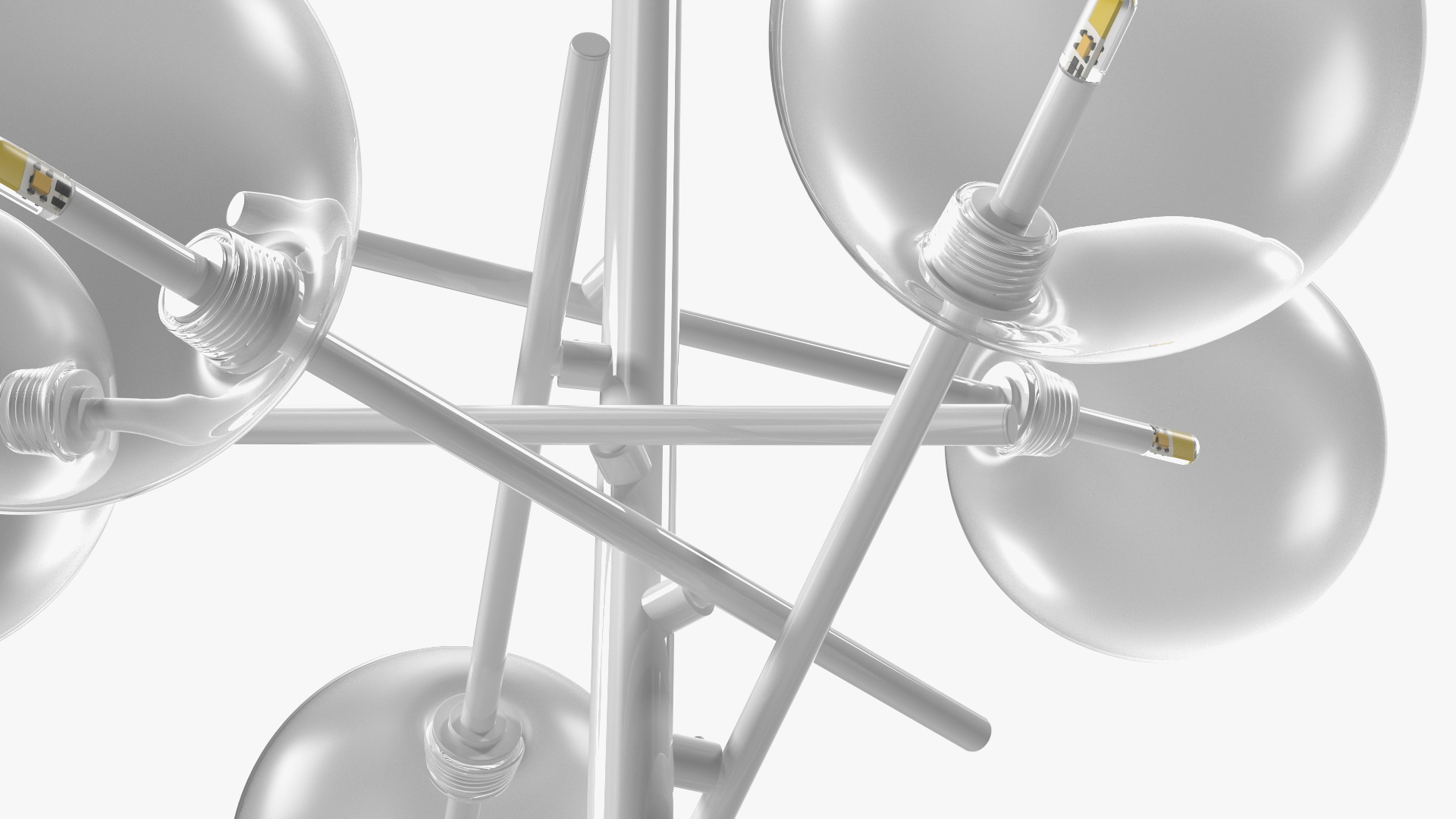 Kitchen Pendant Light White 3D