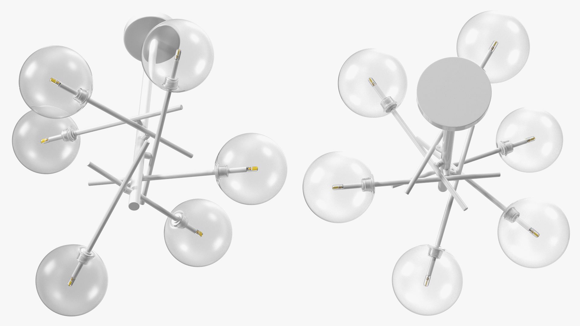 Kitchen Pendant Light White 3D