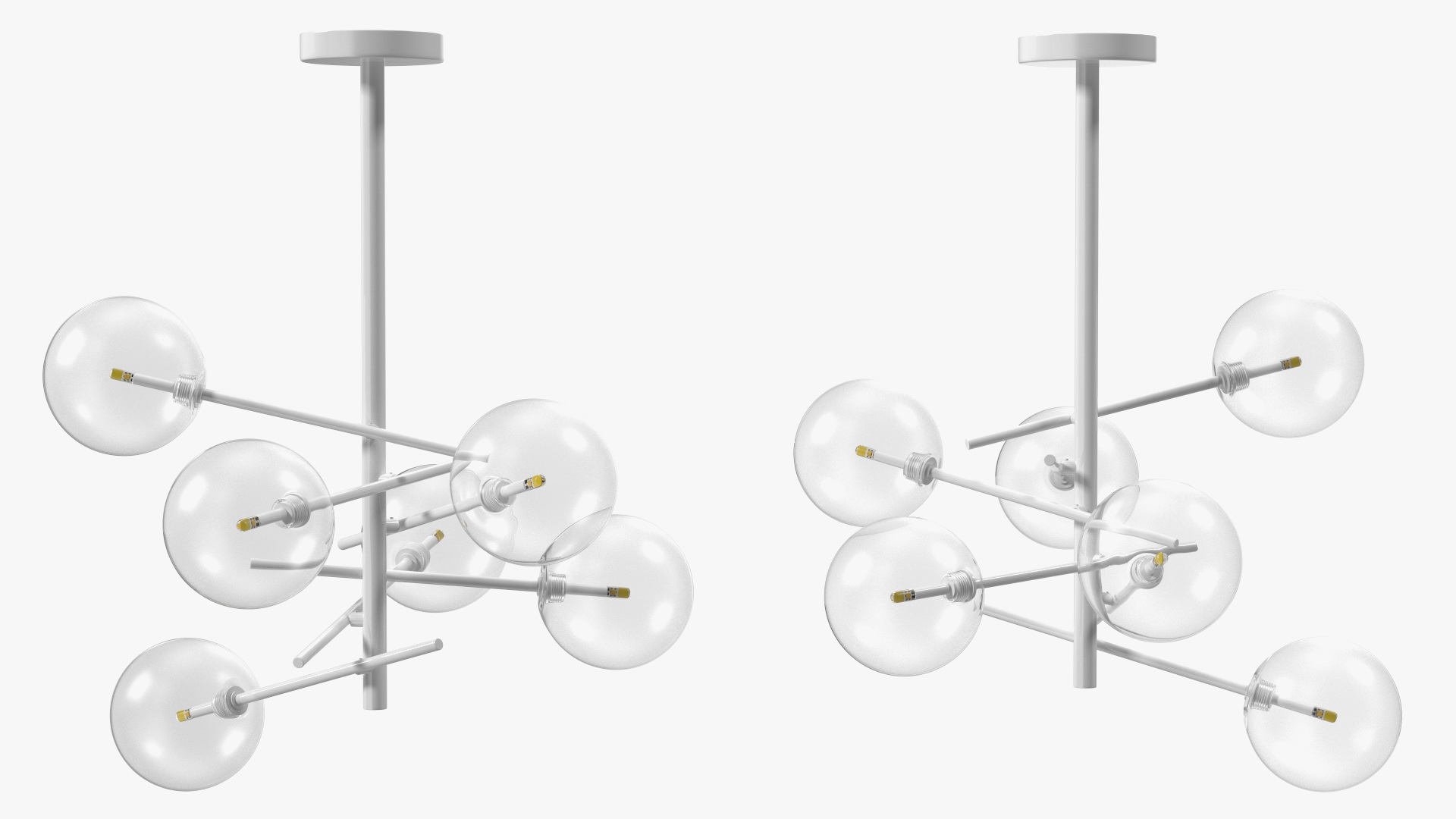Kitchen Pendant Light White 3D