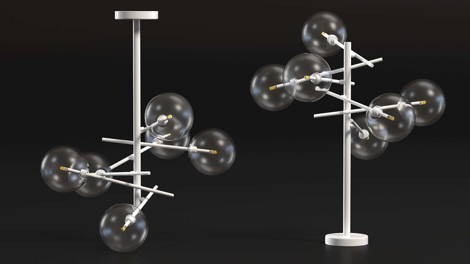 Kitchen Pendant Light White 3D