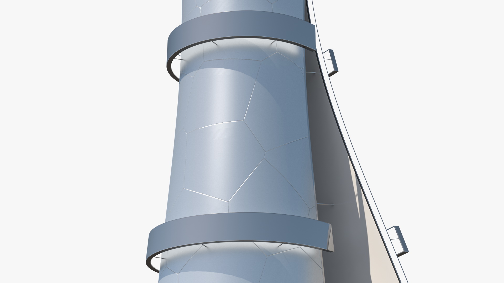 Air Traffic Control Tower with Simple Interior Generic 3D model