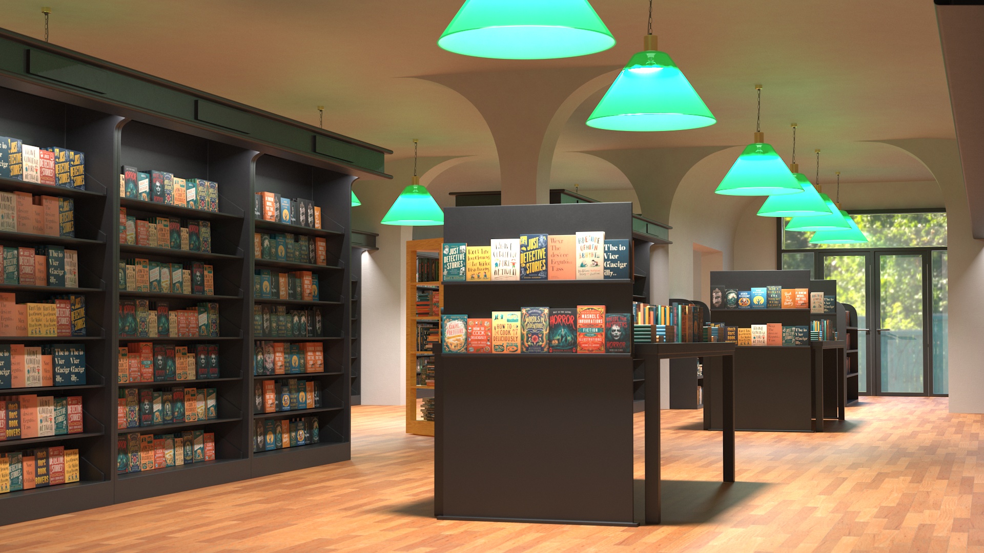 Book Store Interior 3D model