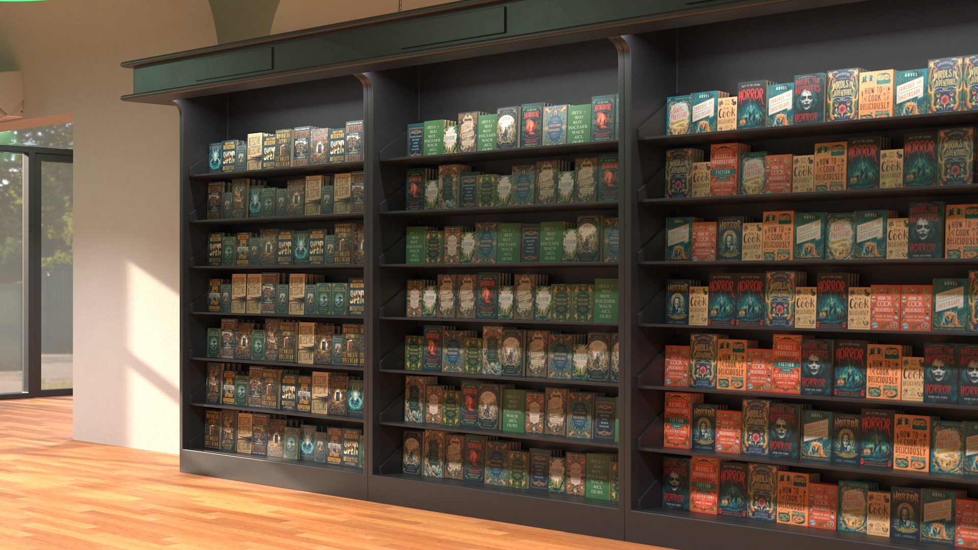 Book Store Interior 3D model