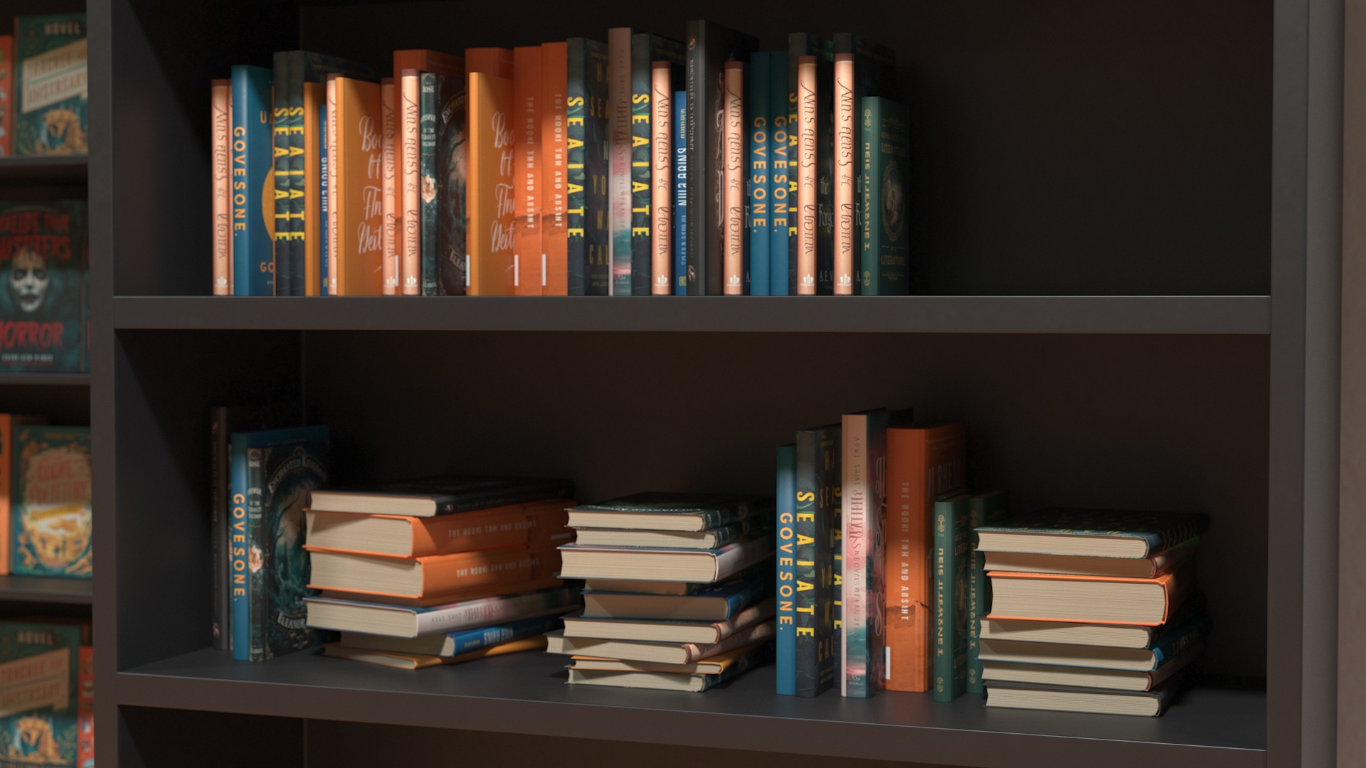 Book Store Interior 3D model