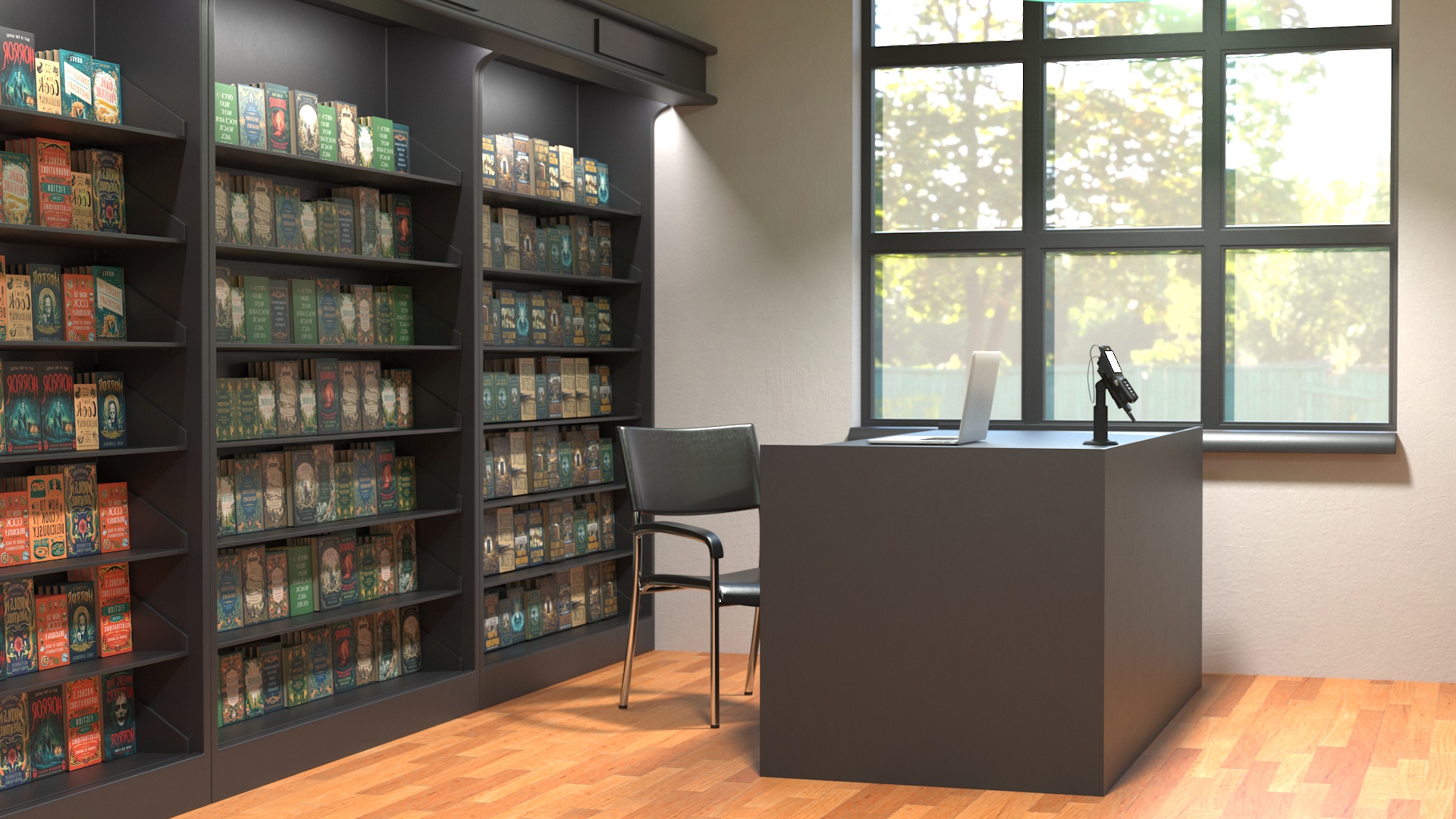 Book Store Interior 3D model