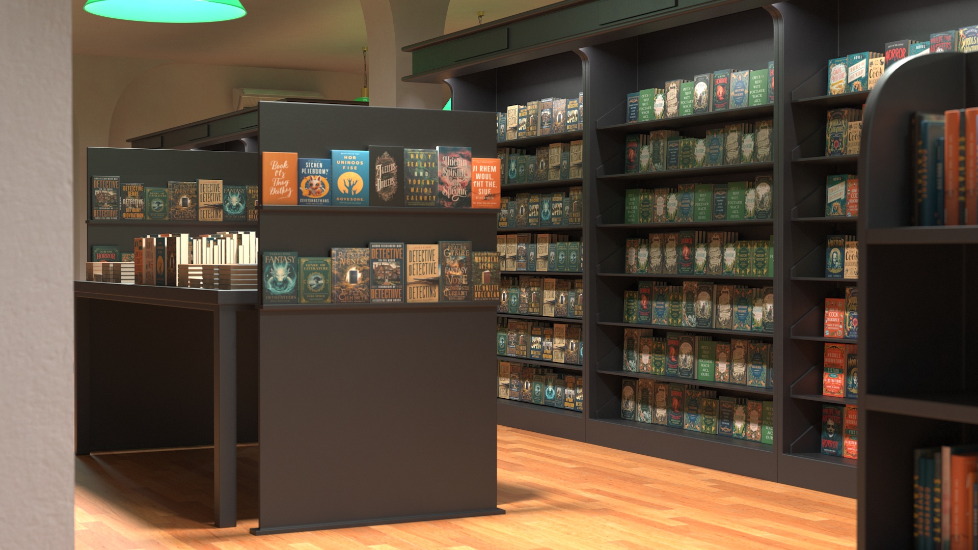 Book Store Interior 3D model