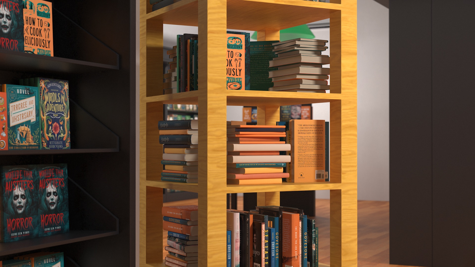 Book Store Interior 3D model