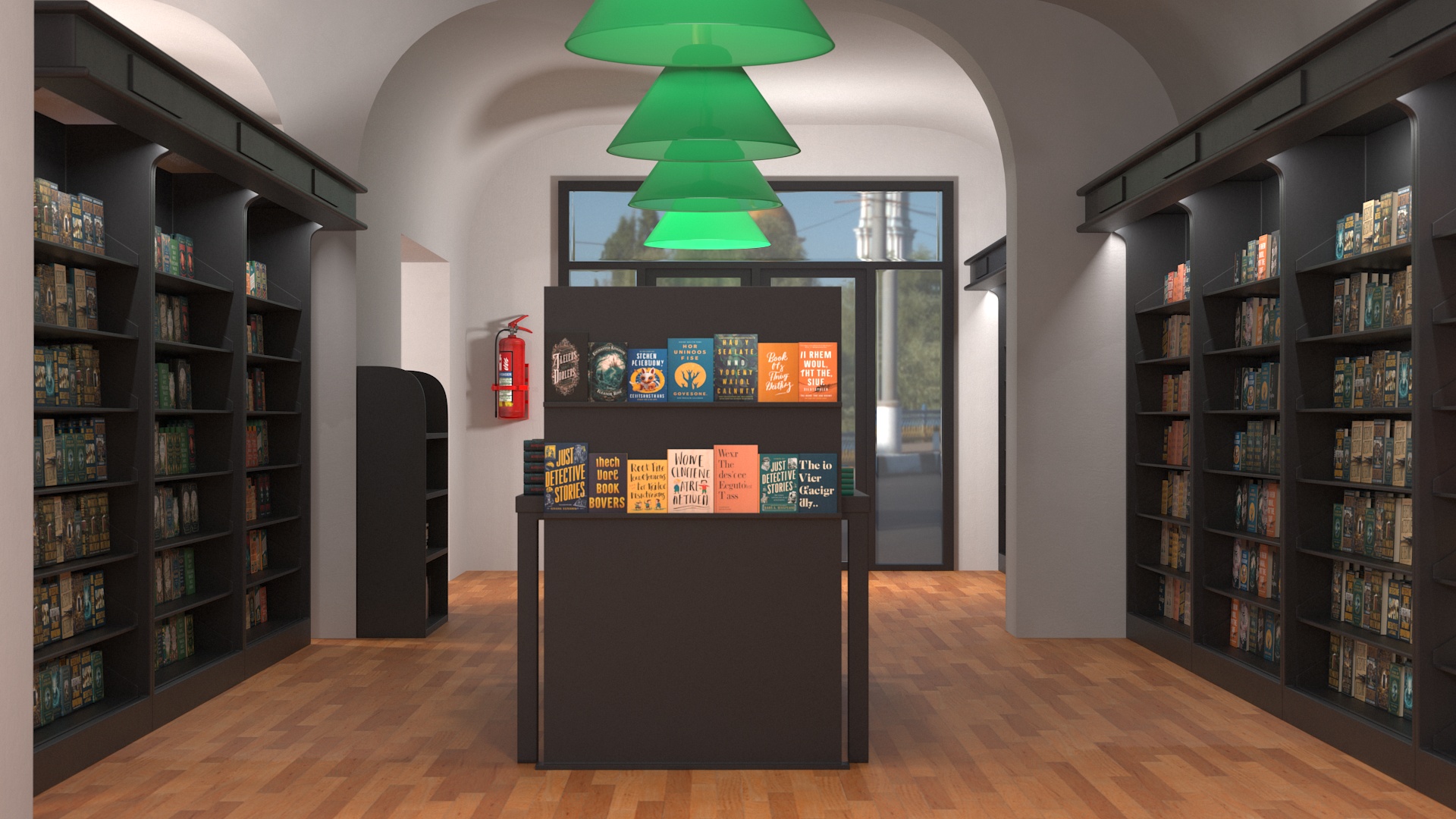 Book Store Interior 3D model