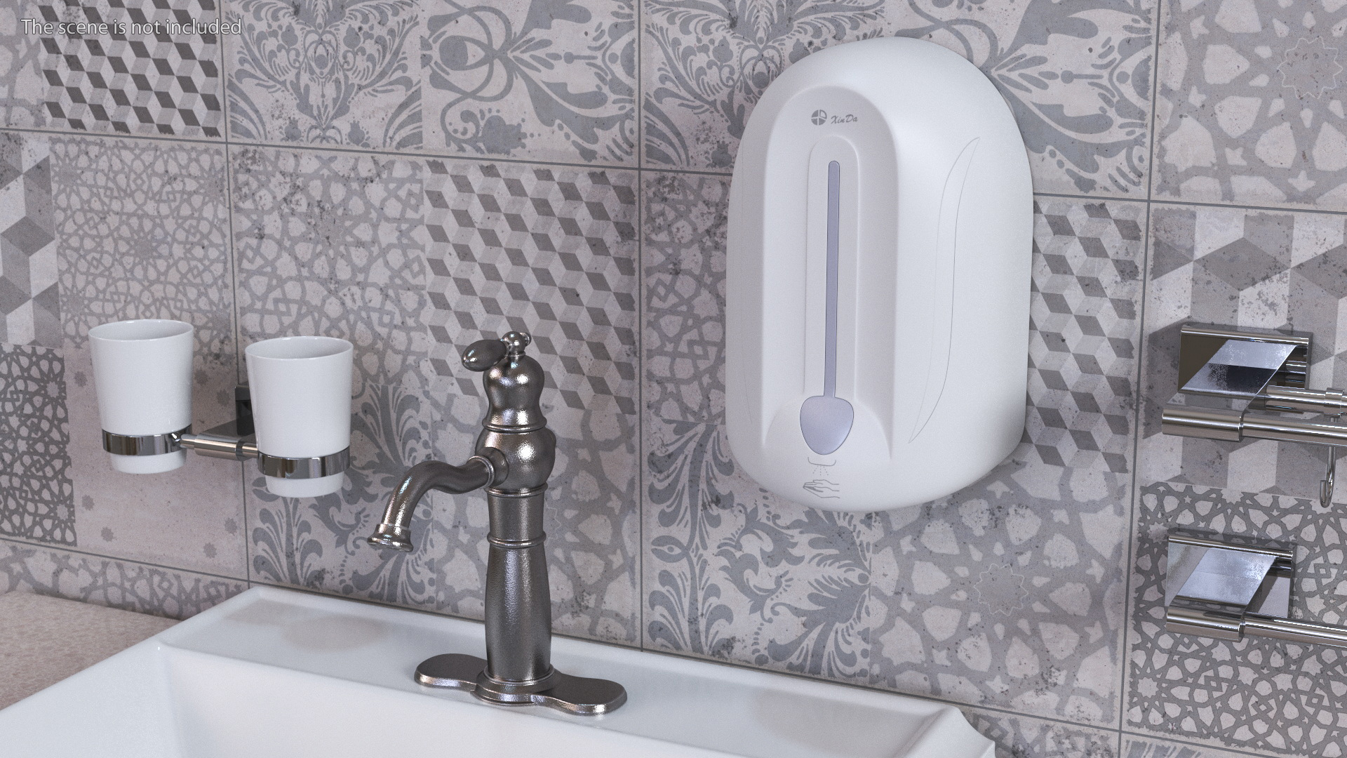 3D model Touch Free Dispenser