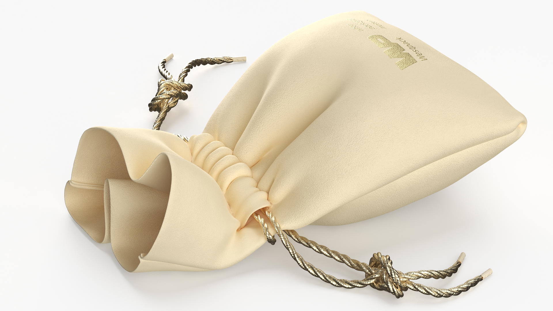 Westpack Drawstring Jewelry Bag Beige