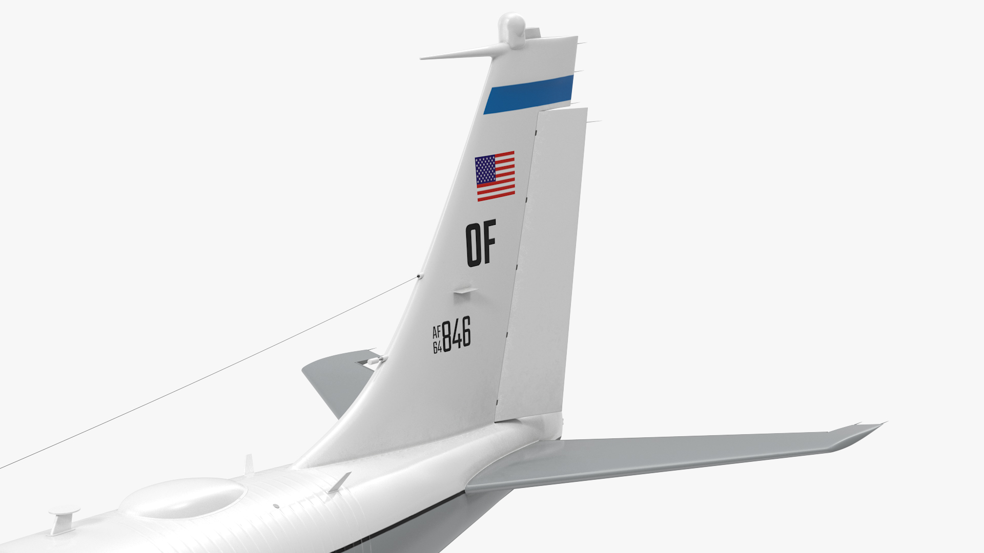 3D Boeing RC-135W Rivet Joint Rigged model