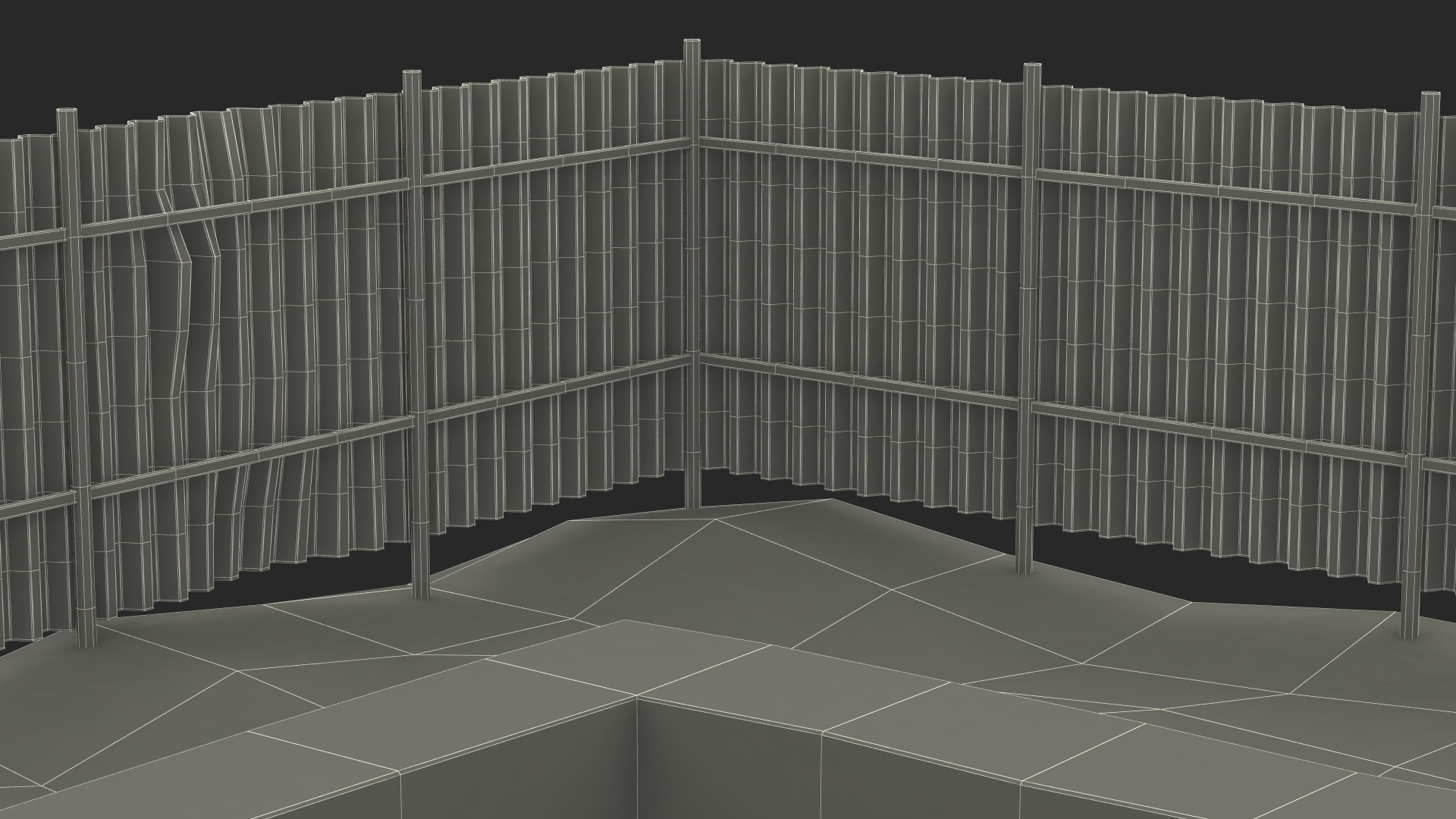 Construction Foundation Pit 3D