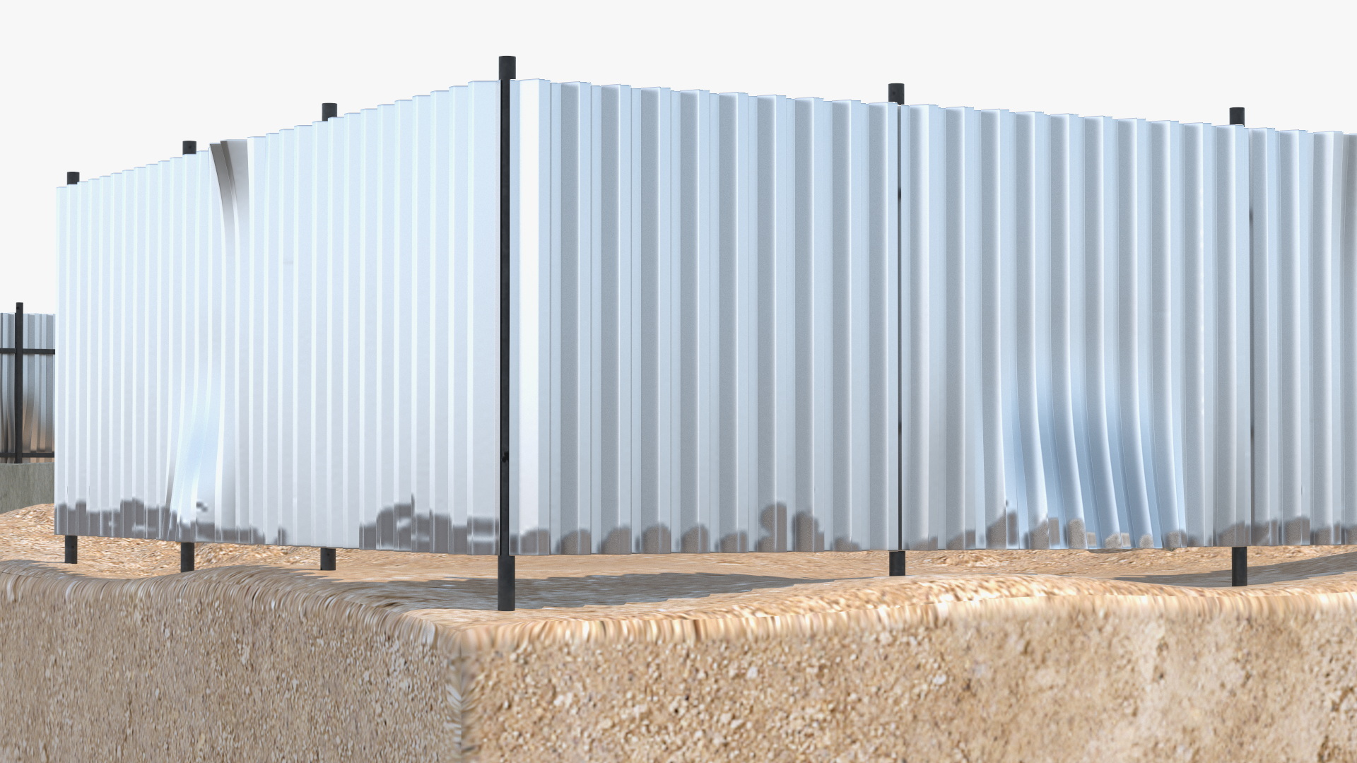 Construction Foundation Pit 3D