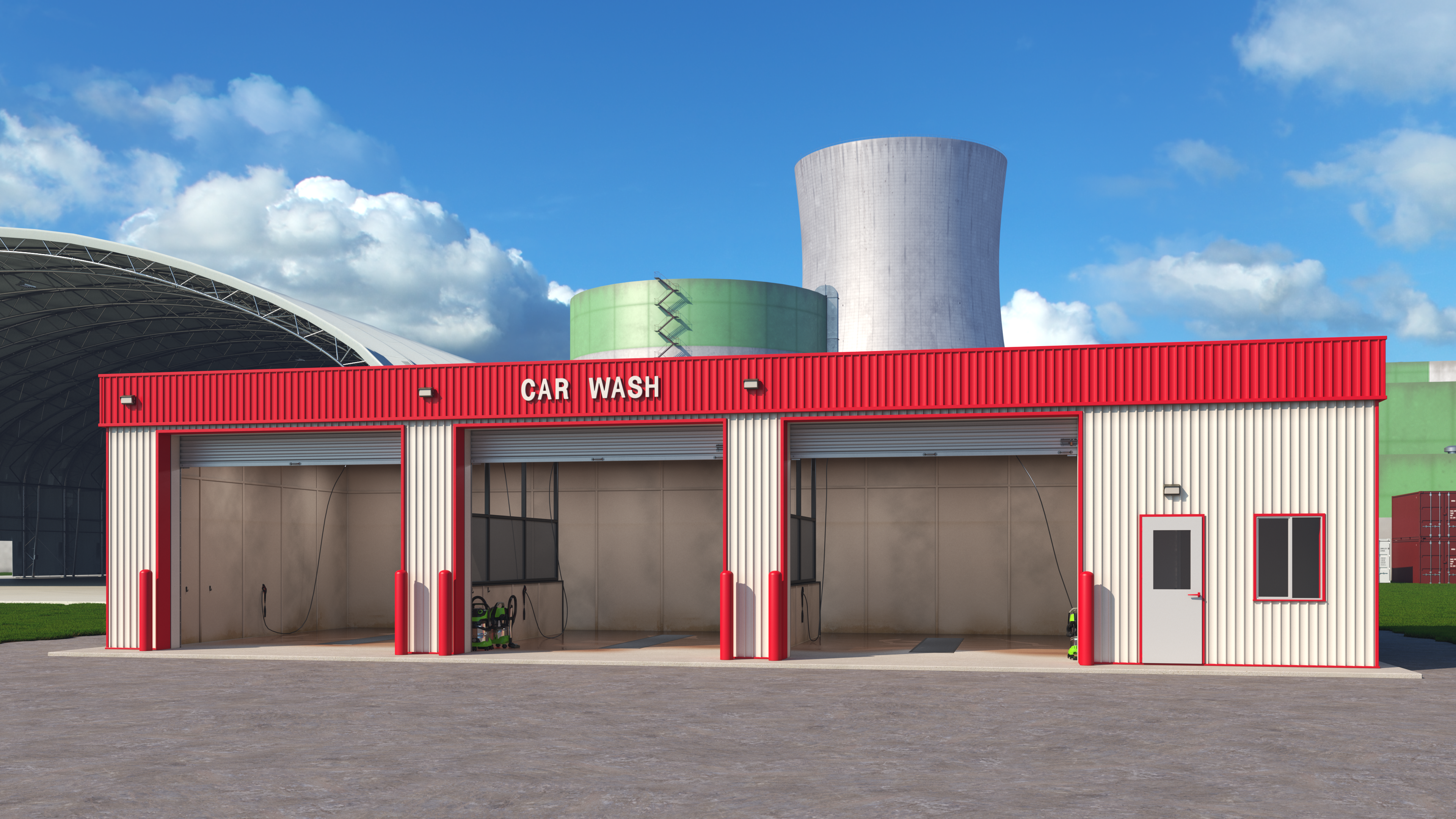 Wash Red Building, view 10