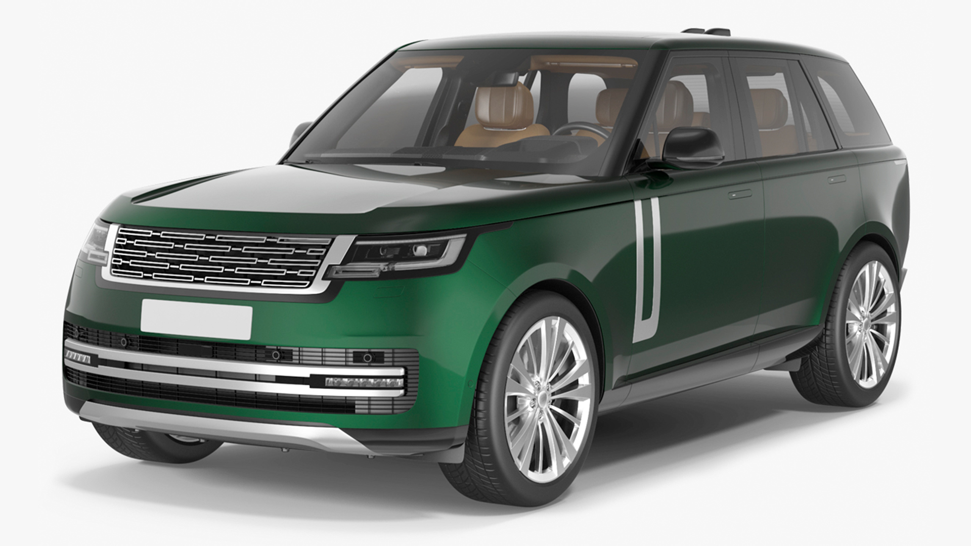 3D model Luxury European SUV Simple Interior