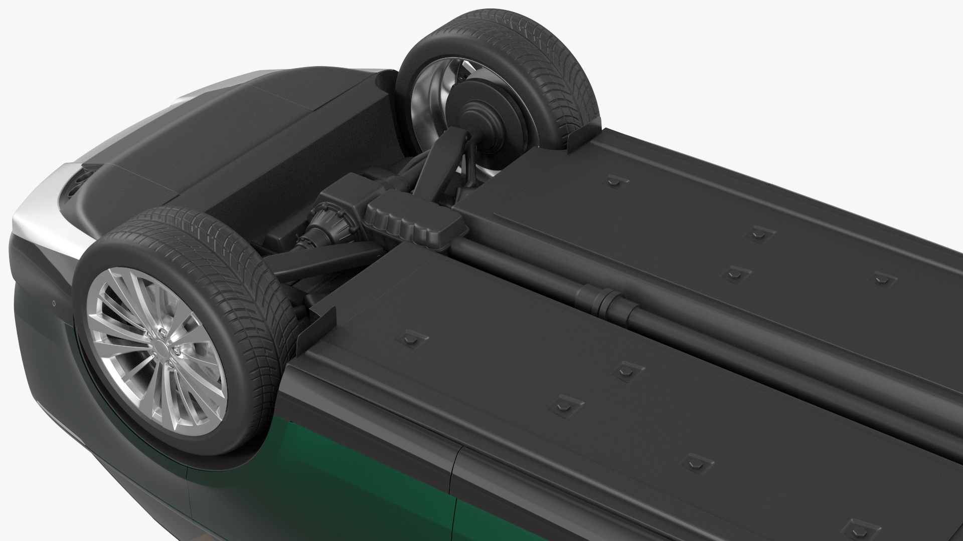 3D model Luxury European SUV Simple Interior